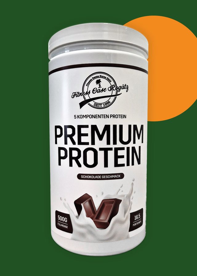 Dose Premium Protein, Schokolade-Geschmack, 500 Gramm